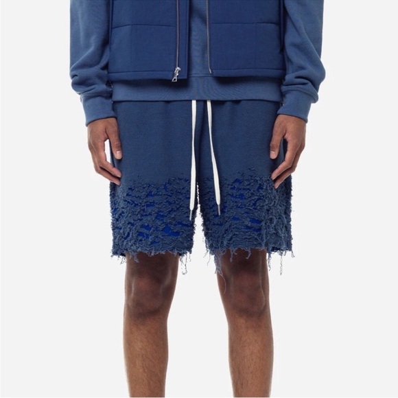 John Elliott size 2 men’s reverse burnout shorts - Picture 1 of 5